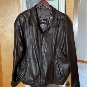 Mens leather jacket
